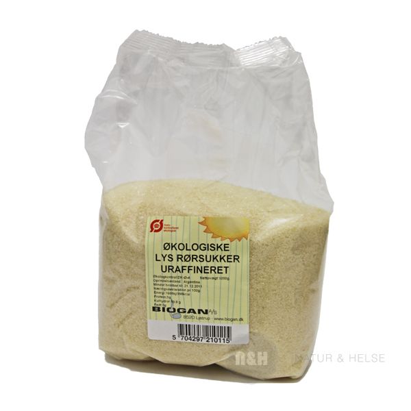 R�rsukker lys 1 kg �kologisk